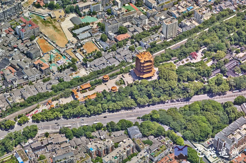 一樓一閣，均以數字化方式呈現——實景三維“復刻”大美武漢